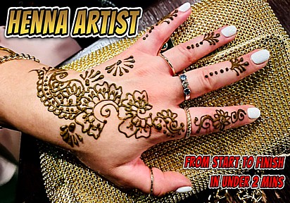 Henna Artists for hire, Henna Tattoo Artists